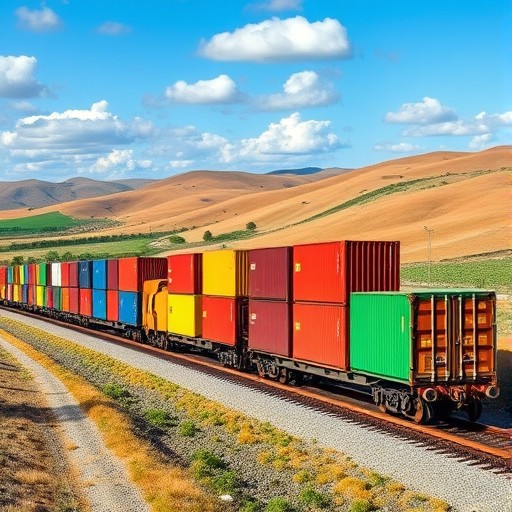 اقطارهای کانتینری برای حمل کالاهای بسته‌بندی شده و معمولاً در کانتینرهای استاندارد استفاده می‌شوند. این قطارها از تجهیزات خاص